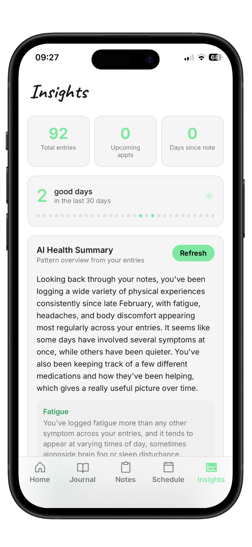 AI Health Summary
